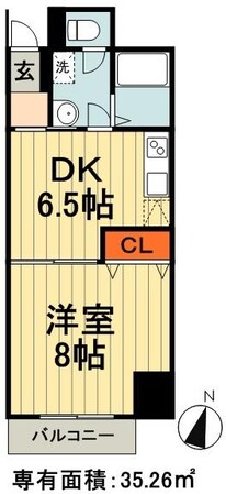 オーキッドレジデンス千葉中央の物件間取画像